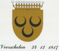 Wapen van Voorschoten/Coat of arms (crest) of Voorschoten