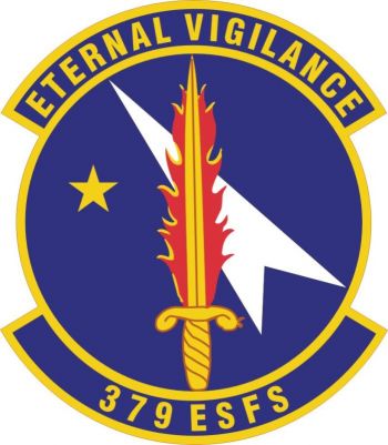 Coat of arms (crest) of the 379th Expeditionary Security Forces Squadron, US Air Force
