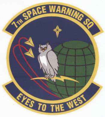 Coat of arms (crest) of the 7th Space Warning Squadron, US Air Force
