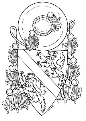 Arms (crest) of Giacomo Tomasi Caetani
