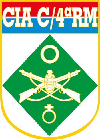 Coat of arms (crest) of the Headquarters Company, 4th Military Region, Brazilian Army