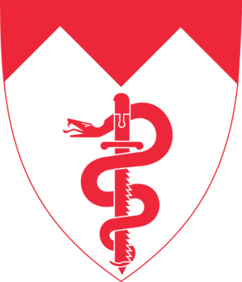 Coat of arms (crest) of Medical Battalion, Norwegian Army