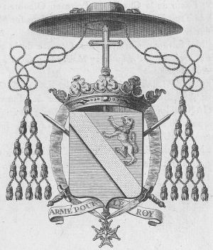 Arms (crest) of François-Joachim de Pierre de Bernis