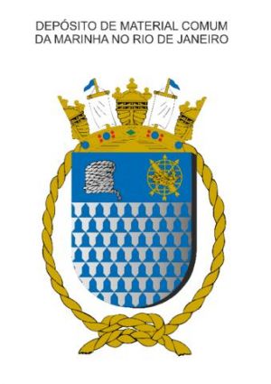 Coat of arms (crest) of the Common Materials Depot of Rio de Janeiro, Brazilian Navy