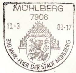 Wappen von Mühlberg/Elbe/Coat of arms (crest) of Mühlberg/Elbe