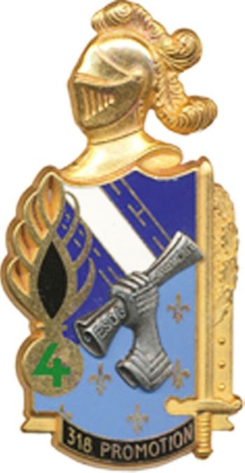 Blason de Promotion 318 4th Company, Gendarmerie School of Chaumont, France/Arms (crest) of Promotion 318 4th Company, Gendarmerie School of Chaumont, France