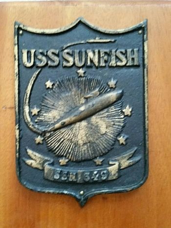 Coat of arms (crest) of the Submarine USS Sunfish (SSN-649)