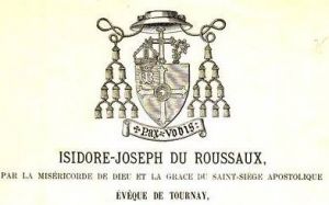 Arms (crest) of Isidore-Joseph du Rousseaux