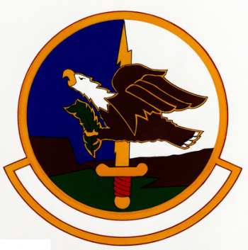 Coat of arms (crest) of the 840th Missile Security Squadron, US Air Force