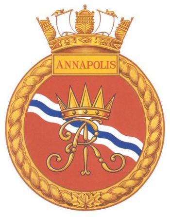 Coat of arms (crest) of the HMCS Annapolis, Royal Canadian Navy