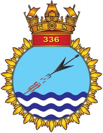 Blason de INAS 336 Flaming Arrows, Indian Navy/Arms (crest) of INAS 336 Flaming Arrows, Indian Navy
