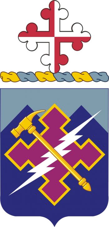 Arms of 729th Support Battalion, Maryland Army National Guard