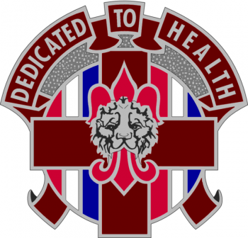 Coat of arms (crest) of 807th Medical Command, US Army