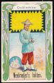 Arms, Flags and Folk Costume trade card