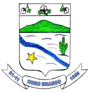 Brasão de Ouro Branco (Rio Grande do Norte)/Arms (crest) of Ouro Branco (Rio Grande do Norte)