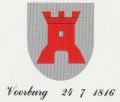Wapen van Voorburg/Coat of arms (crest) of Voorburg