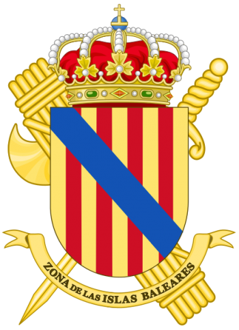 Arms of XVII Zone - Balearic Islands, Guardia Civil
