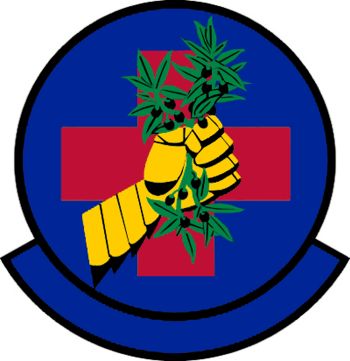 Coat of arms (crest) of the 2nd Healthcare Operations Squadron, US Air Force