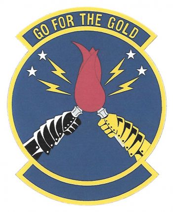 Coat of arms (crest) of the 390th Information Systems Operations Squadron, US Air Force