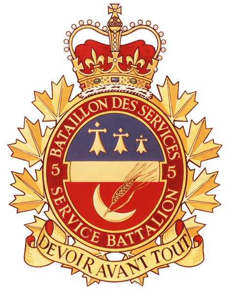 File:5 Service Battalion, Canadian Army.png