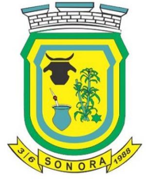Brasão de Sonora (Mato Grosso do Sul)/Arms (crest) of Sonora (Mato Grosso do Sul)