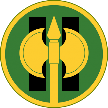 Coat of arms (crest) of 11th Military Police Brigade, US Army