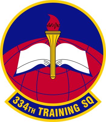 Coat of arms (crest) of the 334th Training Squadron, US Air Force