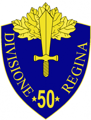 Coat of arms (crest) of the 50th Infantry Division Regina, Italian Army