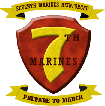 Coat of arms (crest) of the 7th Marine Regiment, USMC