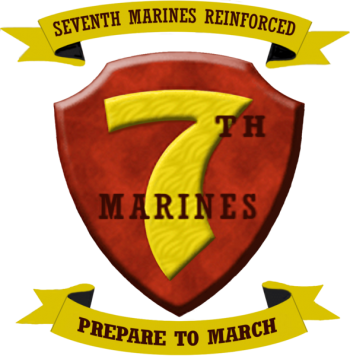 Coat of arms (crest) of 7th Marine Regiment, USMC
