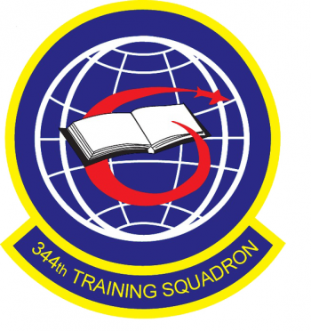 Coat of arms (crest) of the 344th Training Squadron, US Air Force
