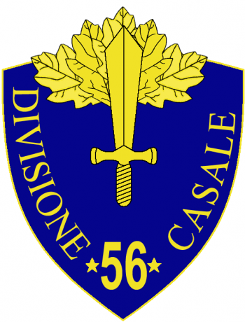 Coat of arms (crest) of the 56th Infantry Division Casale, Italian Army