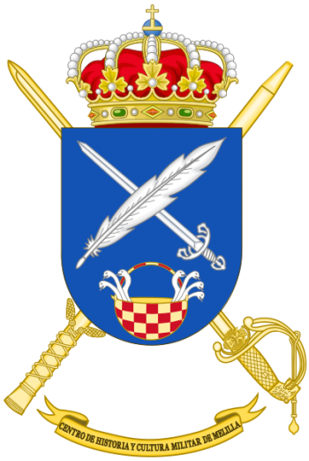 Coat of arms (crest) of Military History and Culture Center Melilla, Spanish Army