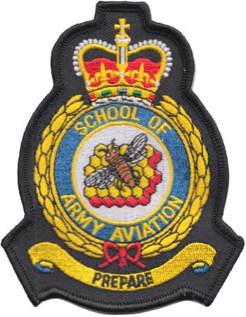 Coat of arms (crest) of the School of Army Aviation, AAC, British Army