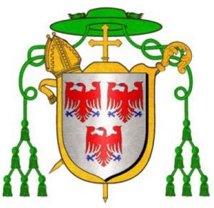 Arms (crest) of Jean-François d'Andigné de la Chasse