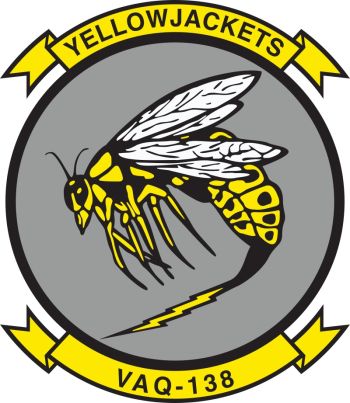 Coat of arms (crest) of the VAQ-138 Yellowjackets, US Navy