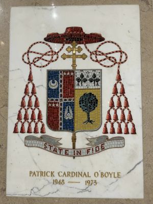 Arms (crest) of Patrick Aloysius O'Boyle