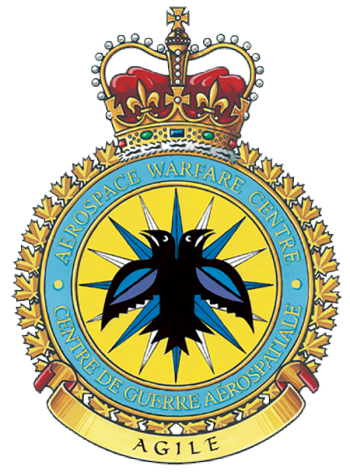 Coat of arms (crest) of the Canadian Forces Aerospace Warfare Centre, Canada