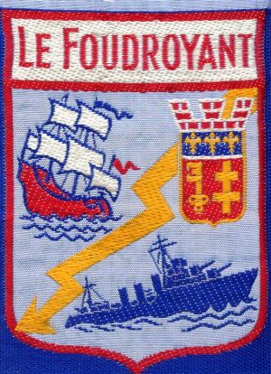 Coat of arms (crest) of Centre Le Foudroyant, Chantiers de Jeunesse de la Marine