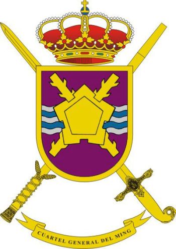 Coat of arms (crest) of the Headquarters Engineer Command, Spanish Army