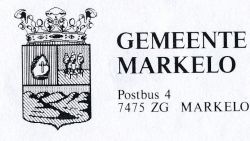 Wapen van Markelo/Arms (crest) of Markelo