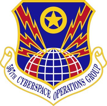 Coat of arms (crest) of the 567th Cyberspace Operations Group, US Air Force