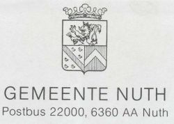 Wapen van Nuth/Arms (crest) of Nuth