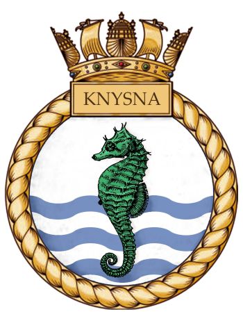 Coat of arms (crest) of the Training Ship Knysna, South African Sea Cadets