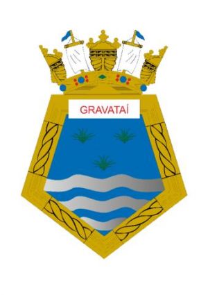 Coat of arms (crest) of the Patrol Ship Gravatai, Brazilian Navy