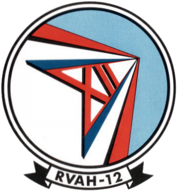 Coat of arms (crest) of the Reconnaissance Heavy Attack Squadron (RVAH)-12 Speartips, US Navy