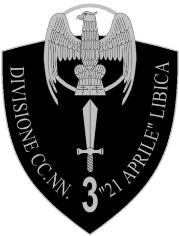 Coat of arms (crest) of the 3rd Libyan Blackshirt Division 21 Aprile, MVSN
