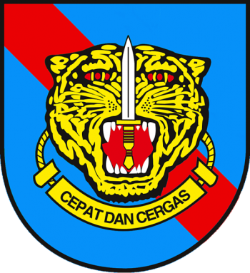 Coat of arms (crest) of the 21st Commando Regiment, Malaysian Army