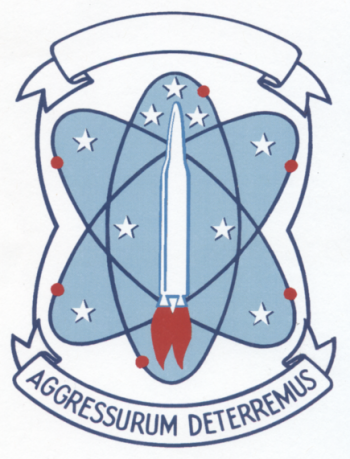 Coat of arms (crest) of the 569th Strategic Missile Squadron, US Air Force