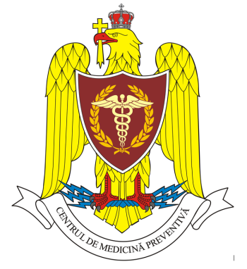 Coat of arms (crest) of the Armed Forces Preventive Medicine Center, Bucharest, Romania